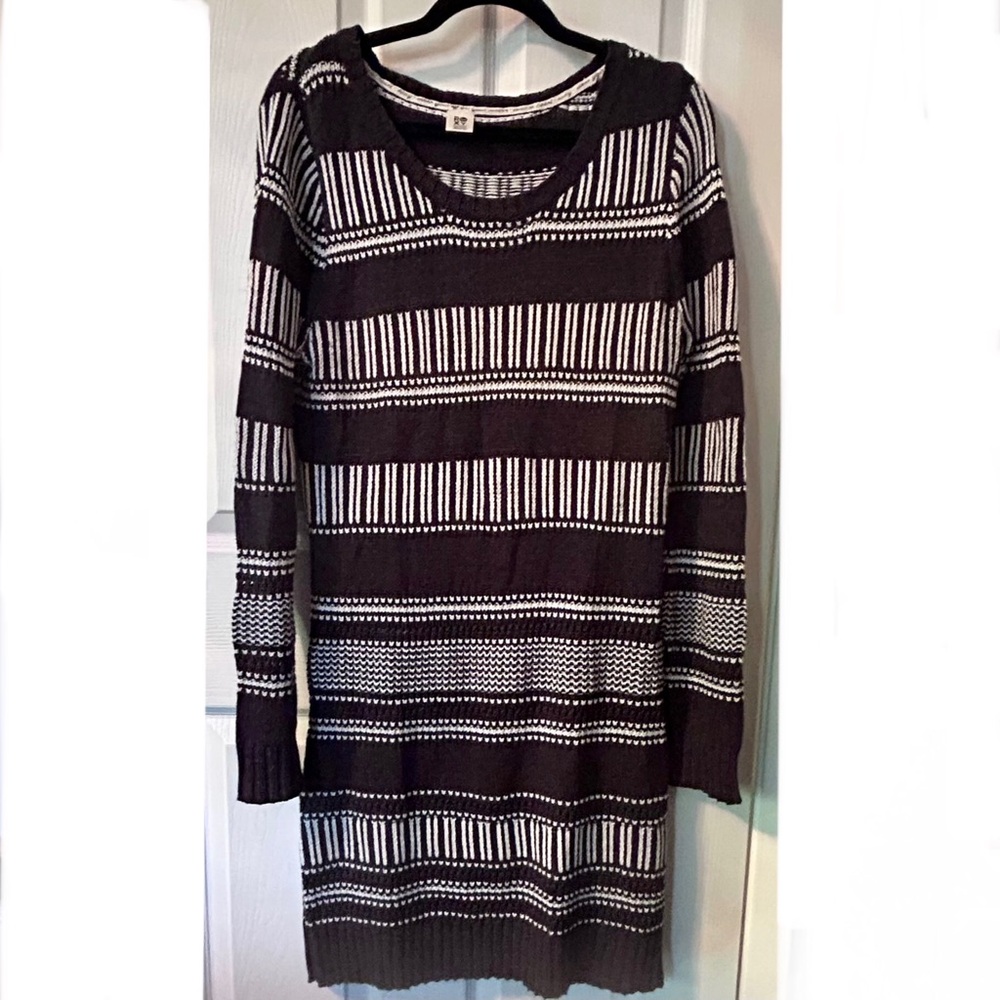 *Minimum $15 total. ROXY Striped Black and White Sweater Dress